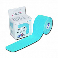 Кинезио тейп Bio Balance Tape 5см х 5м голубой - фото
